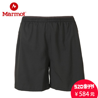 Marmot 土拨鼠 S44420 男士速干短裤 深海军蓝/海蓝3892 XL 