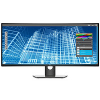 DELL 戴尔 P3418HW 34英寸 IPS显示器（2560x1080、3800R、99%sRGB）