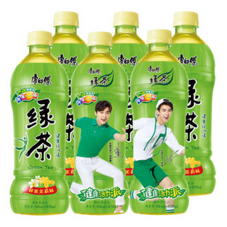 康师傅绿茶蜂蜜茉莉味550ml6瓶
