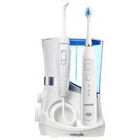 waterpik 洁碧 WP-861EC 家用台式洁牙套装 声波电动牙刷+冲牙器 白色