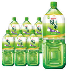 统一 绿茶 2L*6瓶 大包装 茶饮料 整箱装（新老包装随机发货） *3件