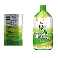 统一 绿茶 1L*8瓶 整箱装 调味茶饮料（新老包装随机发货）