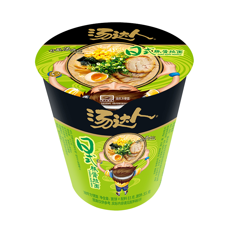 统一汤达人日式豚骨拉面杯装83g杯