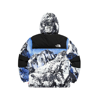 Supreme X THE NORTH FACE 联名款 雪山 男士连帽羽绒服 M