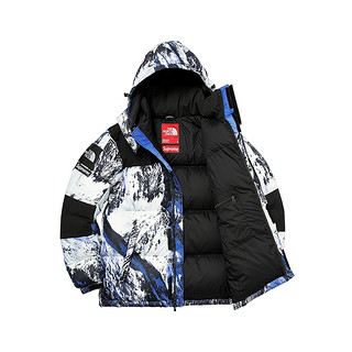 Supreme X THE NORTH FACE 联名款 雪山 男士连帽羽绒服 M