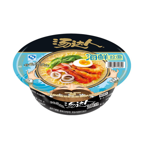 统一汤达人海鲜拉面碗装110g碗