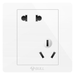 BULL 公牛 G07Z223A 白色错位五孔插座 *32件