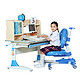 心家宜 M112_M200L 儿童学习桌椅套装 + 614书架