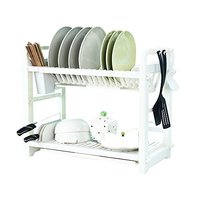 宝优妮 DQ-1301 碗架厨房收纳架 白色