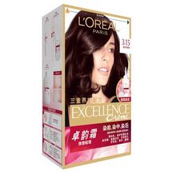 L‘OREAL PARIS 巴黎欧莱雅 卓韵霜护发染发霜 深灰赤褐色 *4件