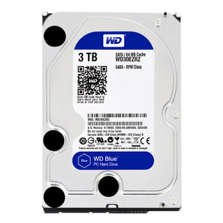 Western Digital 西部数据 蓝盘系列 3.5英寸台式机硬盘 3TB 64MB(5400rpm、PMR)WD30EZRZ