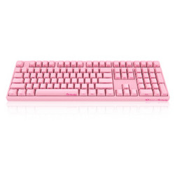 AKKO 3108 机械键盘 有线键盘 游戏键盘 108键 Cherry樱桃轴 粉色 樱桃青轴