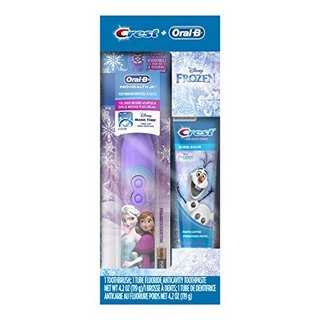 Oral-B 欧乐-B 迪士尼冰雪奇缘儿童套装 牙膏+电动牙刷