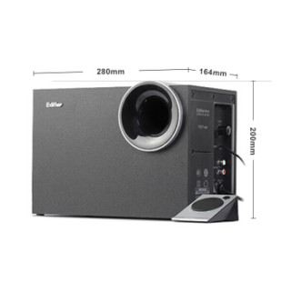 EDIFIER 漫步者 R201T 2.1声道多媒体音箱