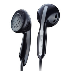 漫步者(EDIFIER) H180 耳塞式耳机 佩戴舒适 可靠耐用 黑色