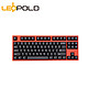 Leopold 利奥博德 FC750R PD版 87键 PBT机械键盘 Cherry原厂 红轴 赤色