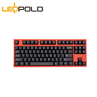 Leopold 利奥博德 FC750R PD版 87键 机械键盘 Cherry红轴 赤色限定版 