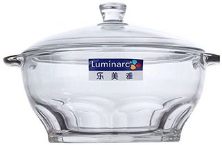 LUMINARC 乐美雅 H1583 花岗岩全钢化双耳玻璃碗 1.5L