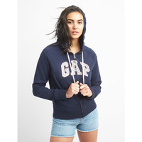 Gap 盖璞 215892 女士毛圈布金属感徽标连帽卫衣