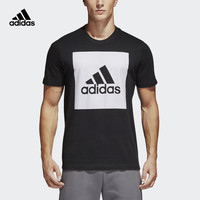 adidas 阿迪达斯 S98724 男子运动短袖T恤   m 黑色 