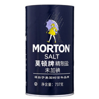 MORTON 中盐 MODUN 莫顿 中盐 MODUN 莫顿 未加碘 精制盐