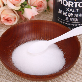 MODUN 莫顿 MORTON）盐  无碘精制盐（未加碘） 无碘食盐 400g