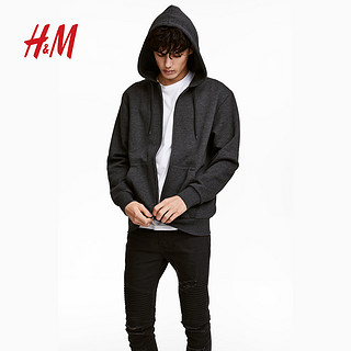  H&M HM0557246 男士连帽拉链卫衣