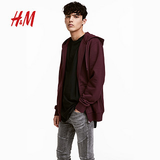  H&M HM0557246 男士连帽拉链卫衣