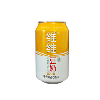 维维 经典系列 原味豆奶饮料 300ml*12罐 整箱