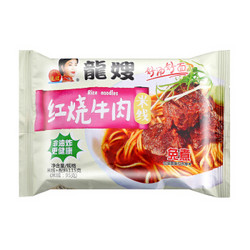 龙嫂 红烧牛肉 袋装 非油炸免煮方便面粉丝 115g