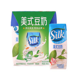 Silk  美式豆奶低糖原味利乐钻245ml*4包  植朴磨坊植物优选 *21件