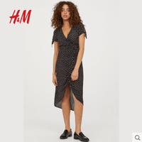 H&M HM0594697 女士碎花短袖连衣裙