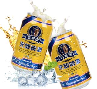 百家宝 无醇低度大麦啤酒 330ml*6听