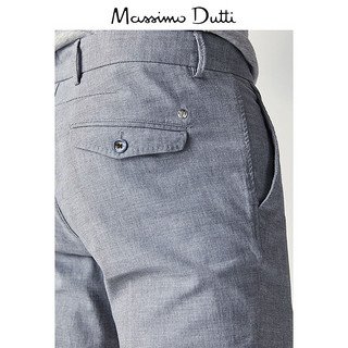 Massimo Dutti 00013015802 男士修身格纹休闲裤 