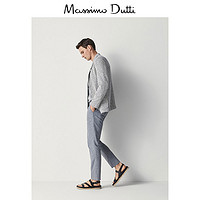 Massimo Dutti 00013015802 男士修身格纹休闲裤  40