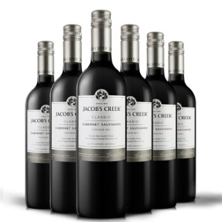 杰卡斯 经典系列 干红葡萄酒 750ml 6支 西拉赤霞珠 【报价 价格 评测