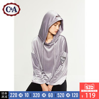 西雅衣家 C&A CA200197846 女式丝绒连帽卫衣