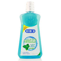 Saky 舒客 专业清新漱口水 清凉薄荷 500ml  *11件