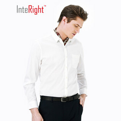 INTERIGHT 机洗 免熨烫 商务男款 长袖衬衫+凑单品