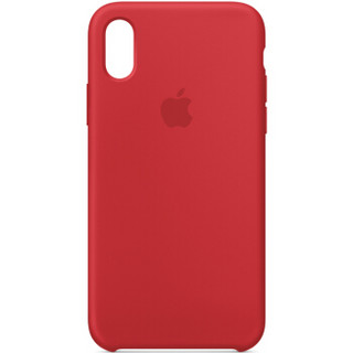Apple 苹果 iPhone X 硅胶保护壳 红色