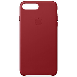 ￼￼￼￼Apple iPhone 8 Plus/7 Plus 皮革保护壳/手机壳/手机套 - 红色