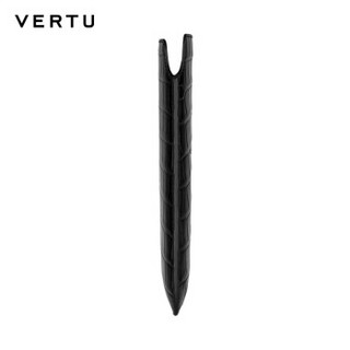 VERTU 纬图 NEW SIGNATURE TOUCH 手机套 黑色鳄鱼皮滑入式