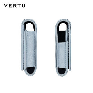 VERTU 纬图 ASTER系列 手机保护套 蓝色绗缝小牛皮钱包式