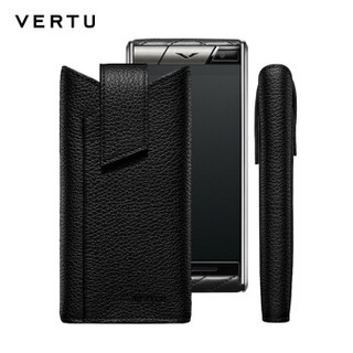 VERTU 纬图 ASTER系列 手机保护套 黑色小牛皮滑入式