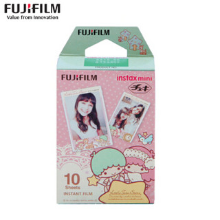 FUJIFILM 富士 INSTAX 一次成像相机 MINI相纸 可爱双子星10张