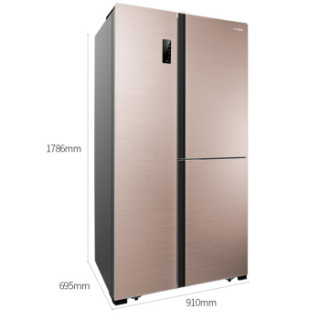 商品ronshen 容声 bcd-558wd11hpa 558升 多门冰箱 金色