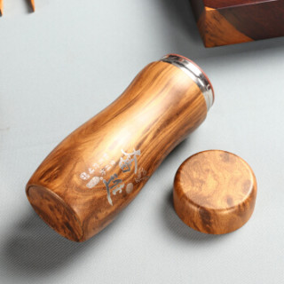 baihong 百鸿 宜兴紫砂内胆不锈钢水杯 奋进葫芦杯