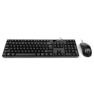 YISHE 翼蛇 YS-MA71 有线键鼠套装 键盘PS2(圆口)鼠标USB(方口)黑色