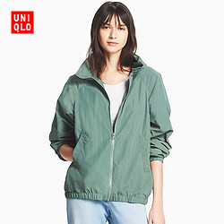 UNIQLO 优衣库 405019 女士立领茄克 L 杏黄色