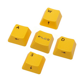 FILCO 斐尔可 机械键盘键帽 WASD五枚键帽套装 橙色正刻